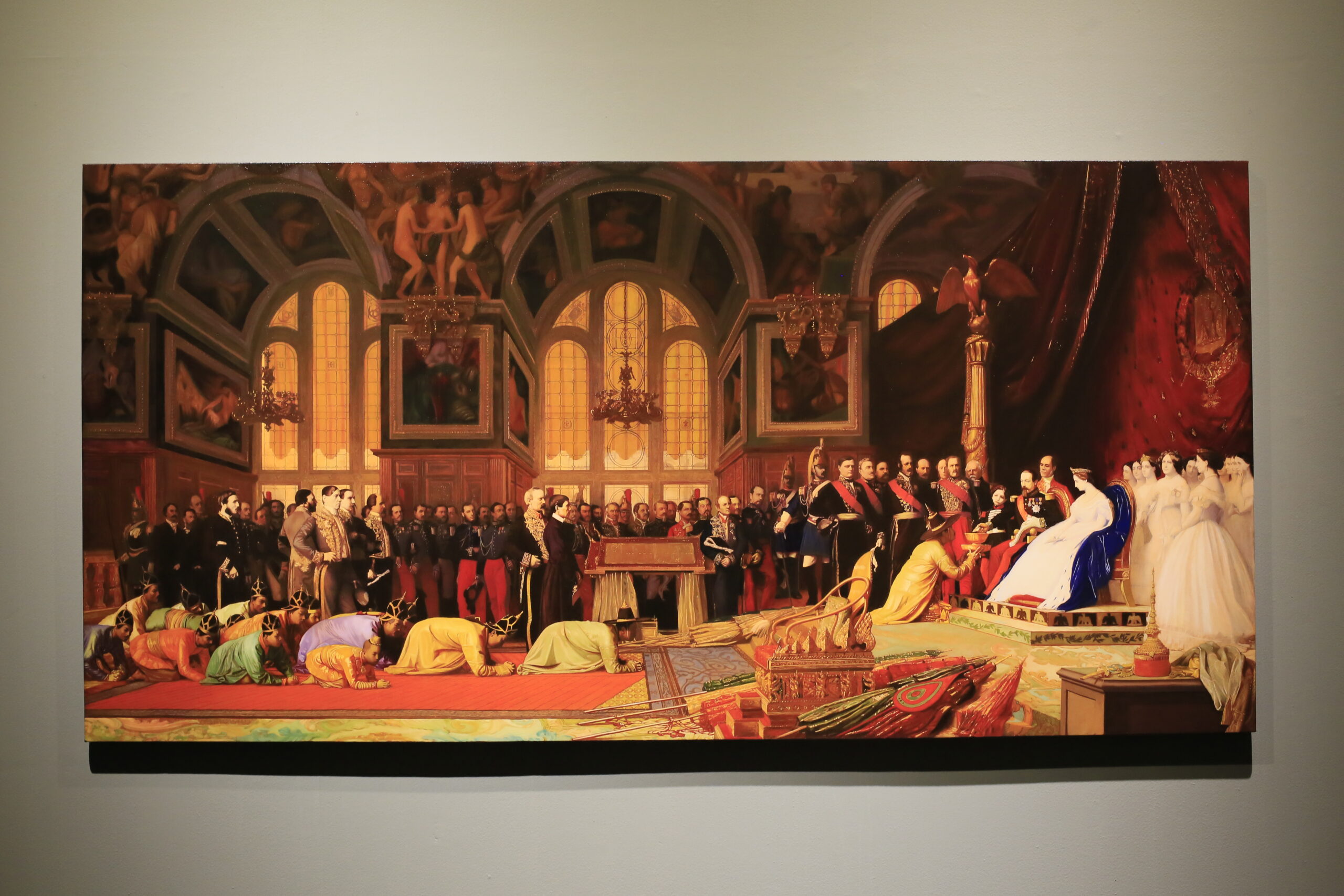 'Mongkut' (installation view), 2018, Arin Rungjang. Photo by Takeru Koroda, courtesy of Kyoto City University of Arts.