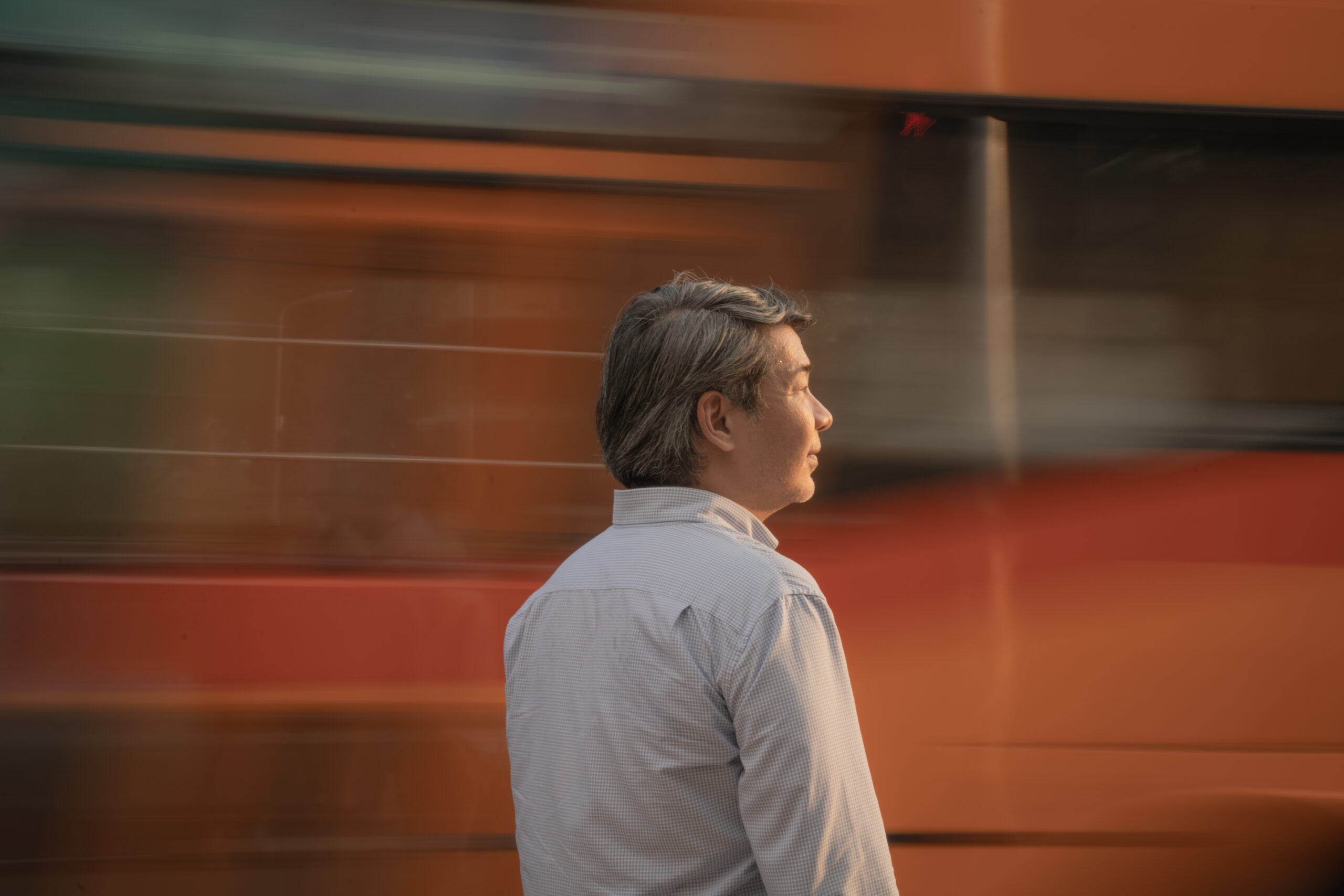 "I have been traveling to various cities to exhibit my work and undertake artist residencies. I had time to create work, and work continuously, but I was away from my family."