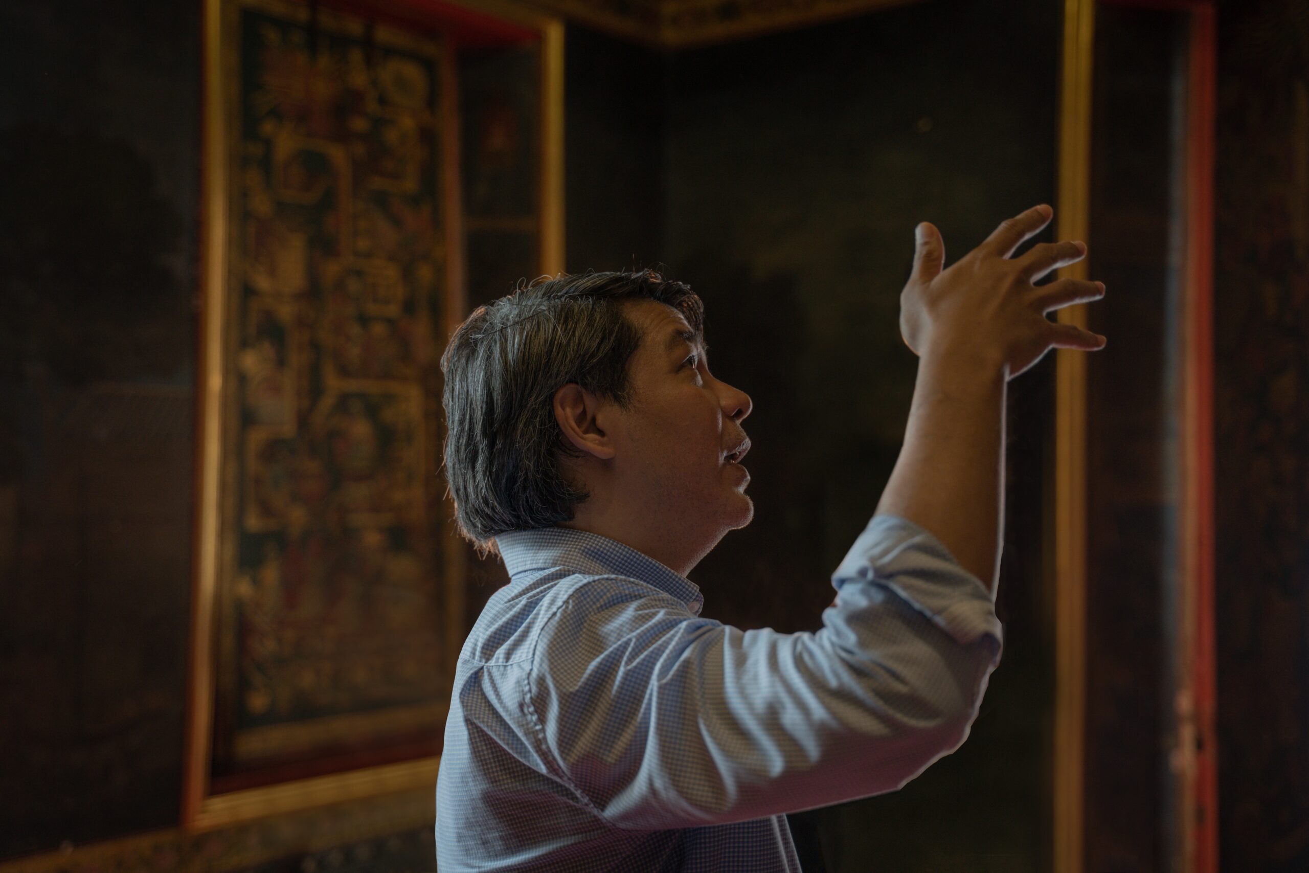 "I am researching how we, humans, have transformed nature into culture through perception, and created a significance of topography into identity."