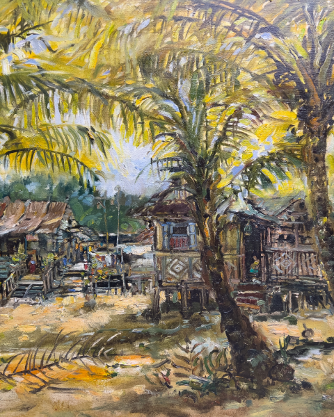 Koeh Sia Yong, Kampong Wak Selat, 1993. Image courtesy of artcommune gallery.