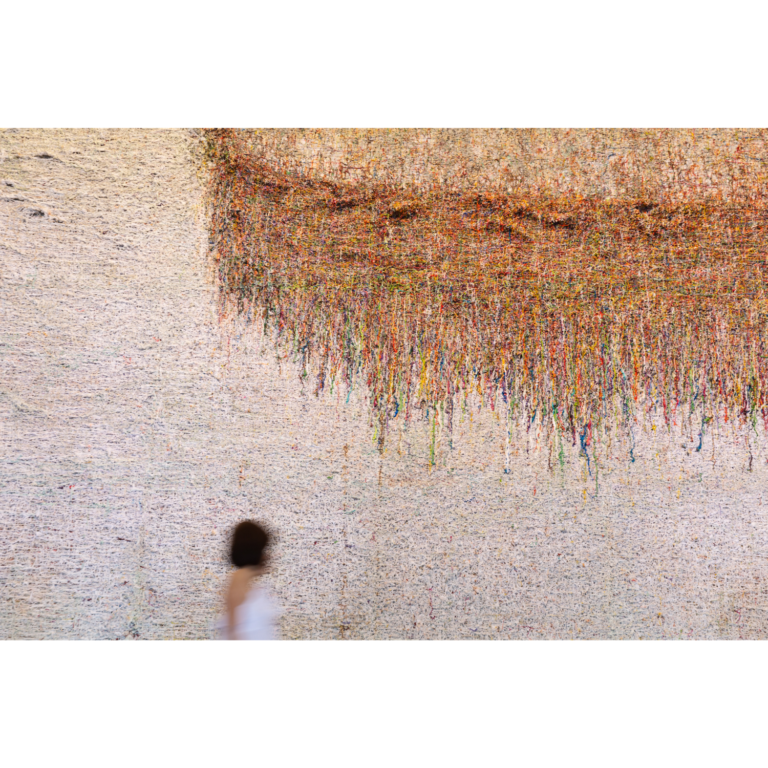 "My earlier works such as 'Raw Canvas' were very textural and built up from many layers. There are many unexpected colours hidden beneath the surfaces, like a game of hide and seek."